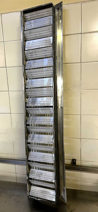 Алуминиеви решетки 233 мм х 1057 мм за кръгъл въздуховод