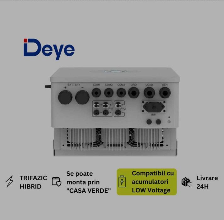 Invertor Hibrid  Monofazat Deye 6 kW SUN-6-SG05LP1-EU