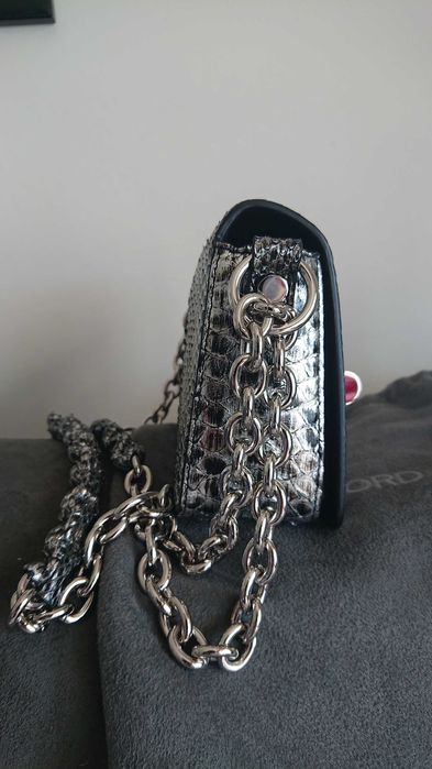 Tom Ford Natalia Silver Python