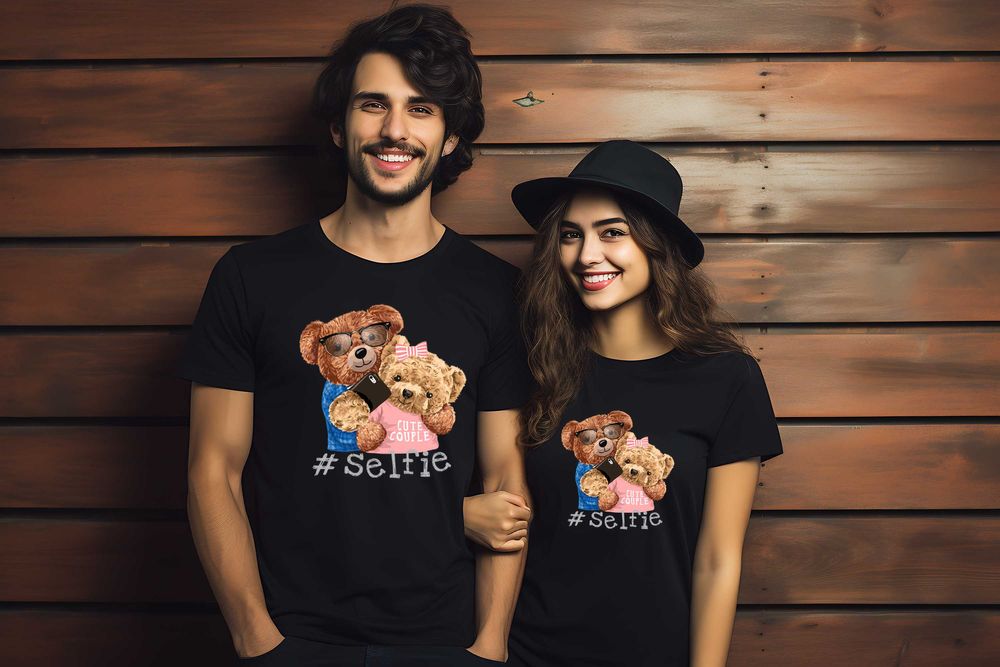 Тениски за двойки. Тениски за Свети Валентин, LOVE