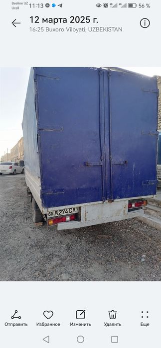 Газель фургон 2010 йил  Бухоро шахрида