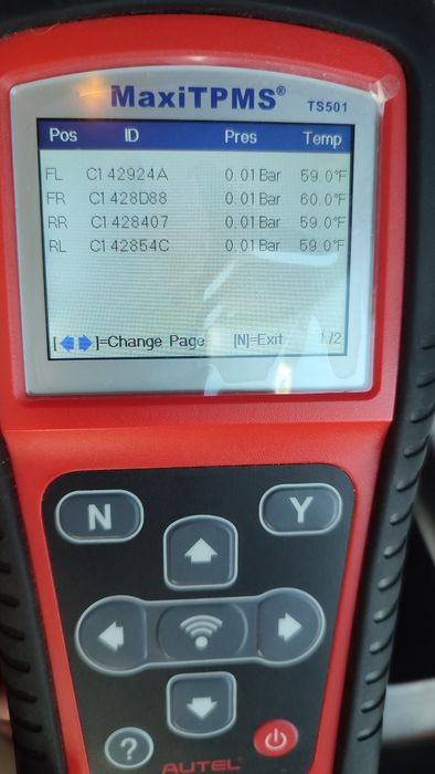 Датчики давления шин