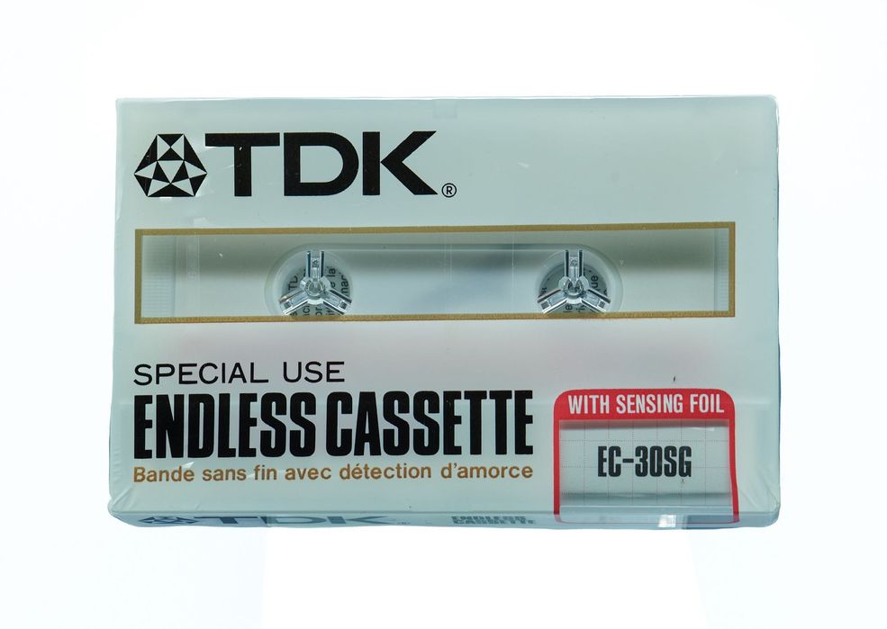 Аудиокассета TDK Endless 30s ("Бесконечная кассета"). Новая. Япония..