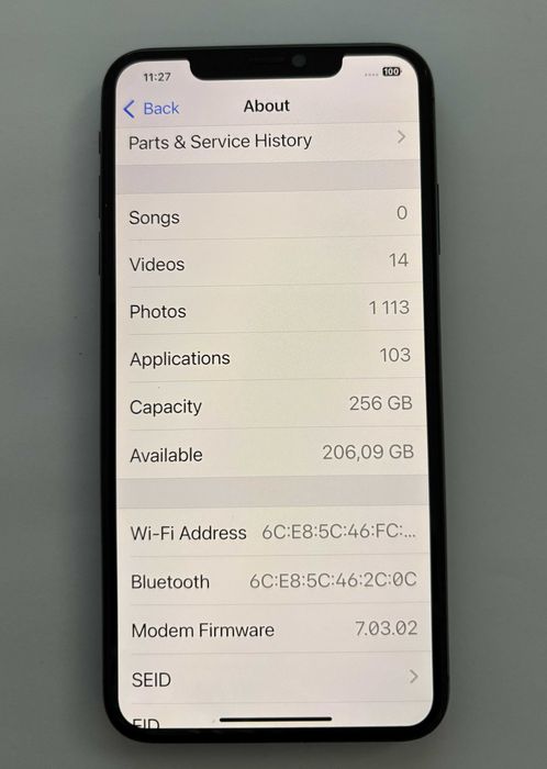 iPhone XS Max 256gb черен
