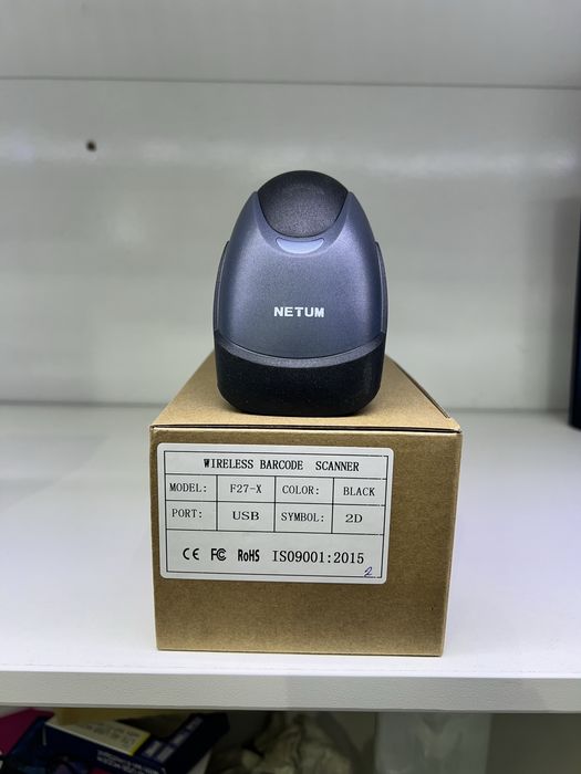 Сканер штрих-кодов NETUM F27-X bluetooth 2D qr scanner skaner shtrix
