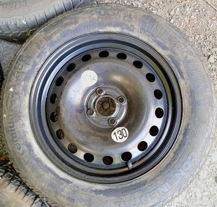 3 бр. стоманени джанти с гуми 205/60/16