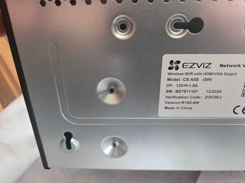 NVR Ezviz(Hikvision) X5S 8 canale Wi-Fi 3K - Nou, fara cutie