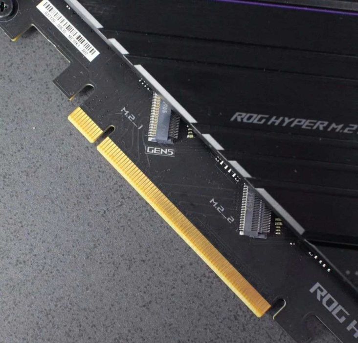 Asus rog hyper m.2 card - адаптер pci-e