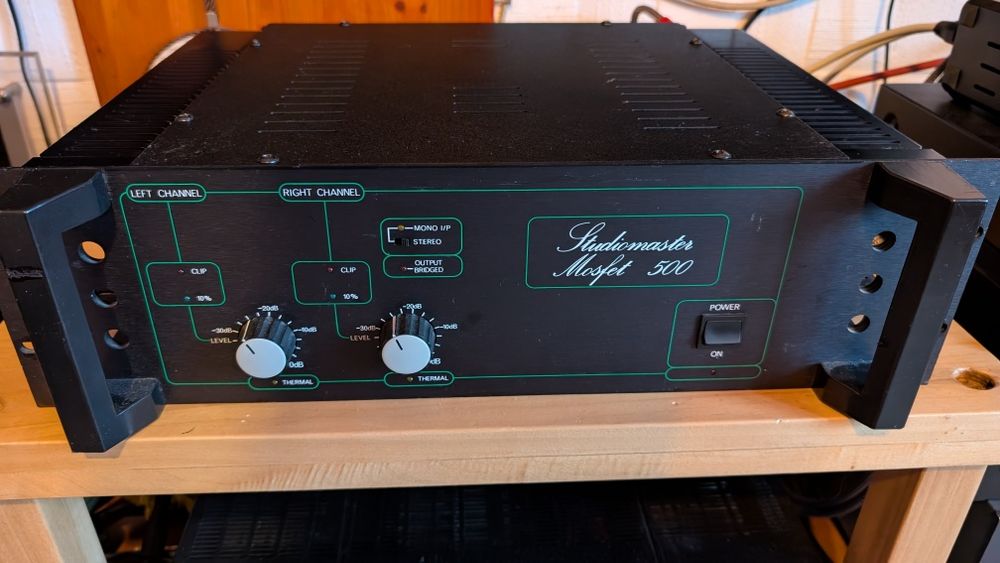 Studio master  mosfet 500 ( schimb) amplificator putere / power