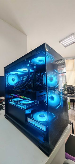 Мощнo Геймърско РС Intel I7 13700 16/24Core up 5.2Ghz/64Gb/1Tb/Asus Strix RTX 3070/Гаранция