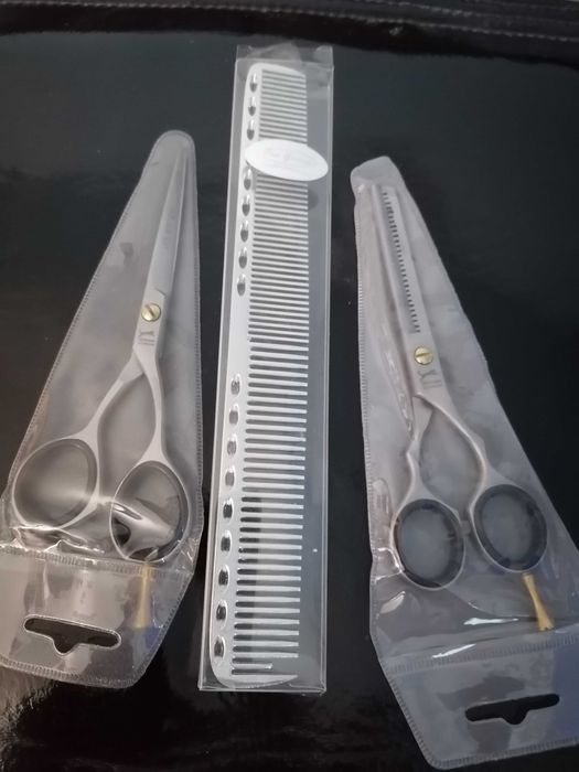 Set Foarfeci profesionale jaguar tuns filat pieptăn 5,5