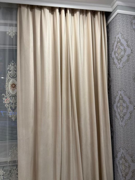 Красивый штор и тюль
