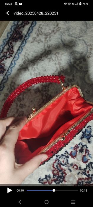 Сумка из хрусталя