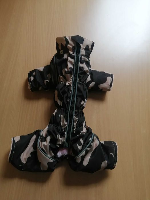 Зимний комбинезон для мини собачки/тёплый/НОВЫЙ/размер S/спина 28см