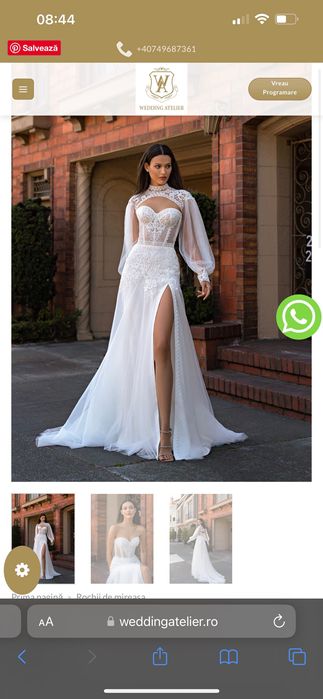 Vând rochie mireasa