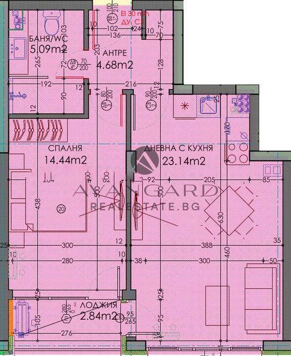 Продава се Двустаен апартамент в Пловдив, Тракия - 72 кв.м за 708 €/кв.м - Снимка #1