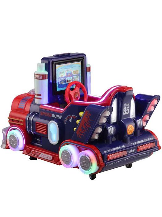 Детска клатушка влакче с монетник и LCD екран Trucking RX-93