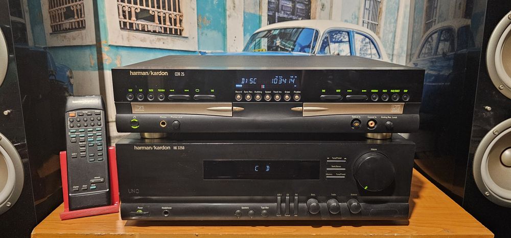 Amplificator statie amplituner Harman Kardon HK 3250 sau cd CDR-25