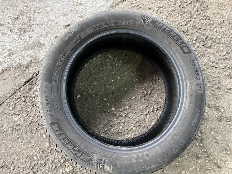 Vând 4 cauciucuri de vară Michelin 215/55/R18