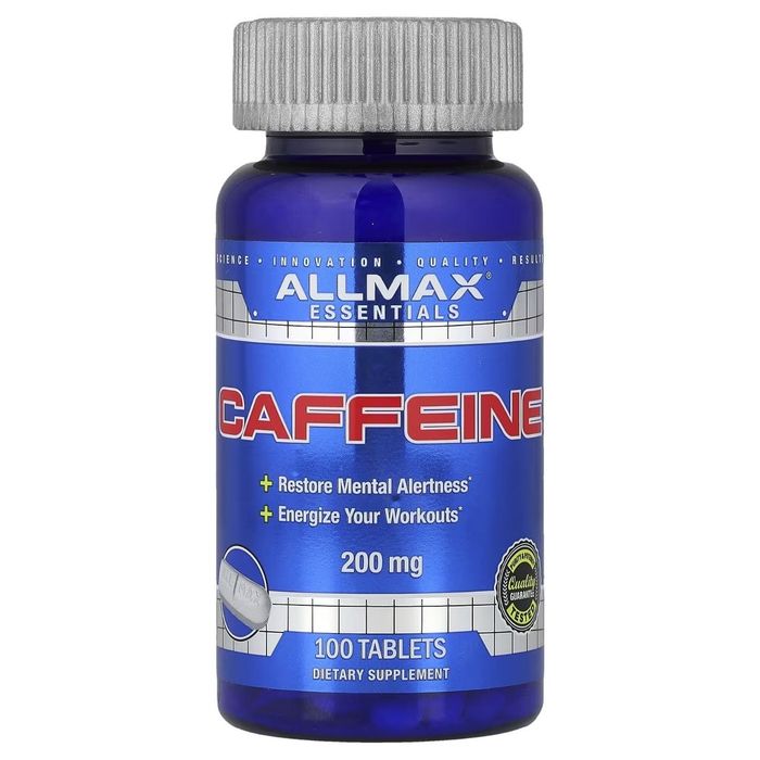 Кофеин ALLMAX, Caffeine 200 мг 100 таблеток