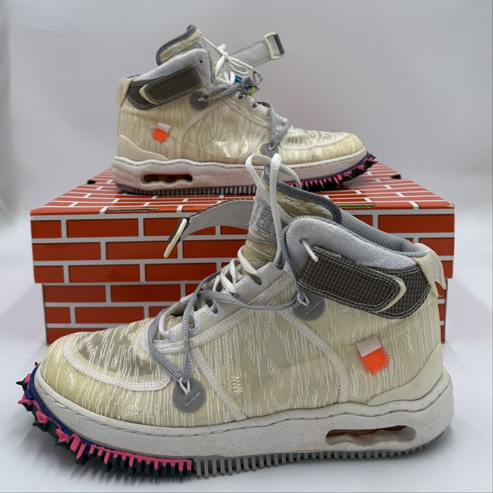 Sneakersi Off White Air Force 1 Mid - marimea 44- noi si premium