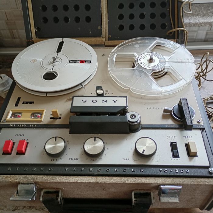 Magnetofon stereo Sony 1964