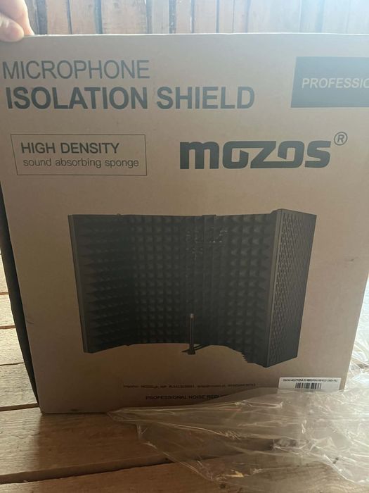 Panou antifonic microfon Mozos (Microphone Isolation Shield
