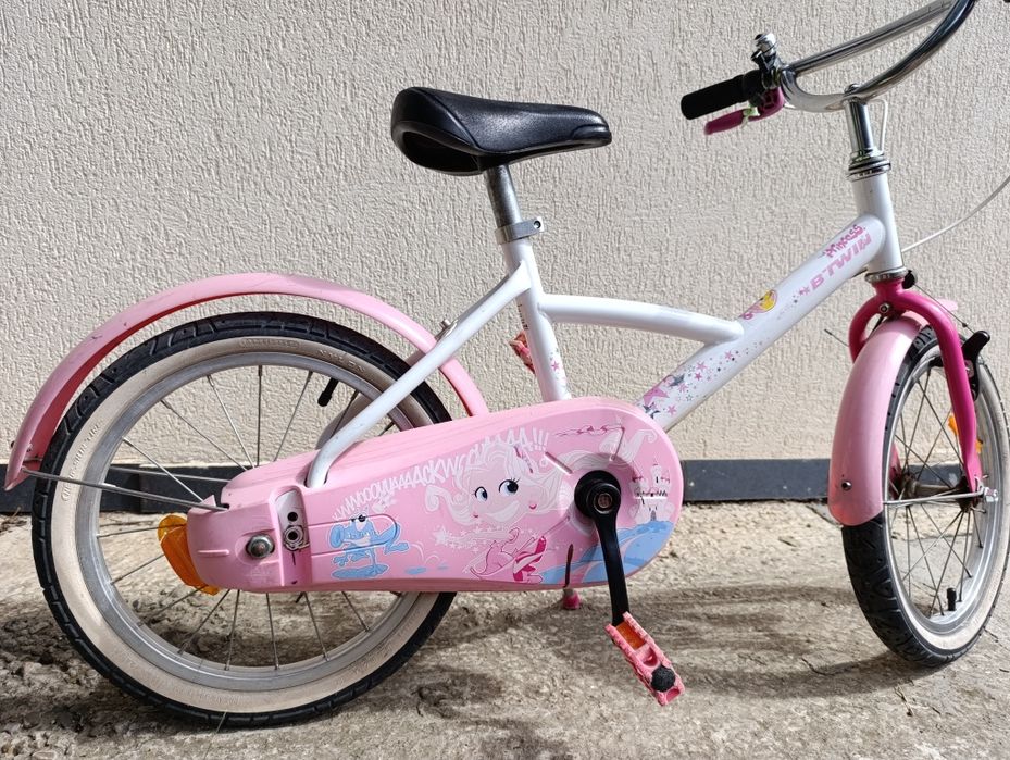 Bicicleta copii/fete, roti 16", varsta 5-7 ani