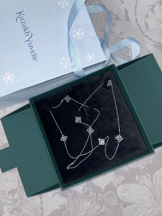 Серебряное колье Kazakh Yuvelir