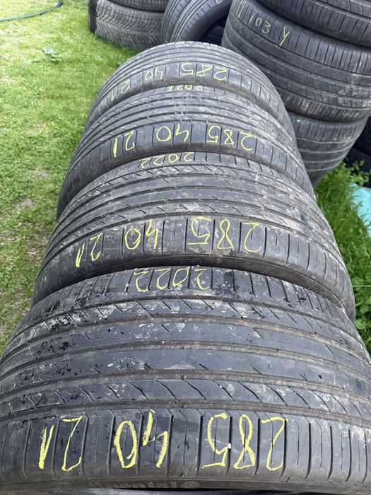 285/40/21 Set 4 buc CONTINENTAL dot 2022.anv Vară.impecabile