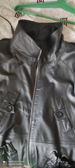 Весенняя кожаная куртка