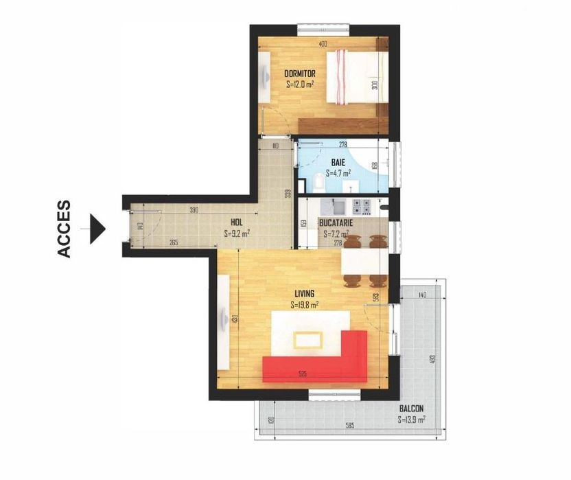 Apartament 2 camere + loc parcare cadastrat | Diamantului | COMISION 0