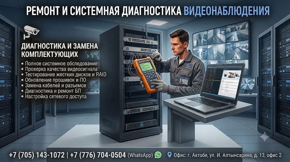Ремонт системы видеонаблюдения