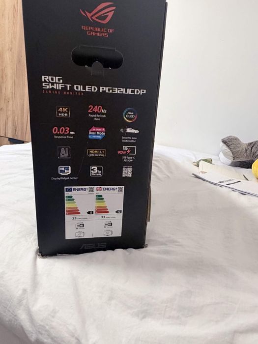 ASUS ROG Swift PG32UCDM 32” 4K QD-OLED 240Hz NOU Sigilat