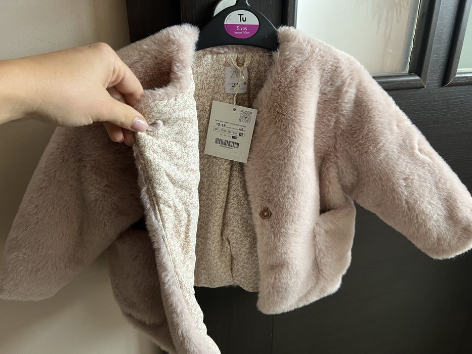 Детско пухено палто ZARA размер 86