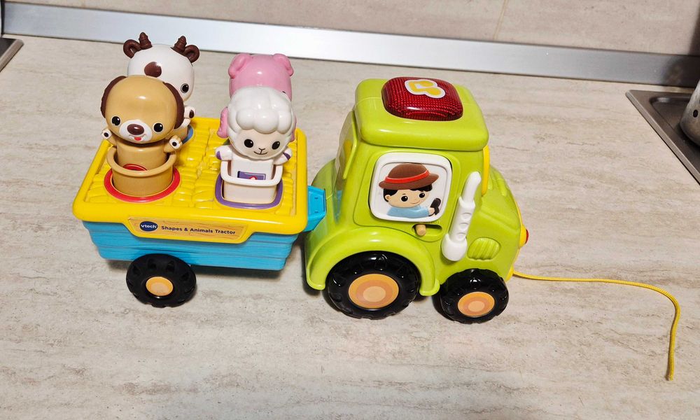 Jucarie interactiva - Tractor cu animale,12-36 luni, Vtech Baby