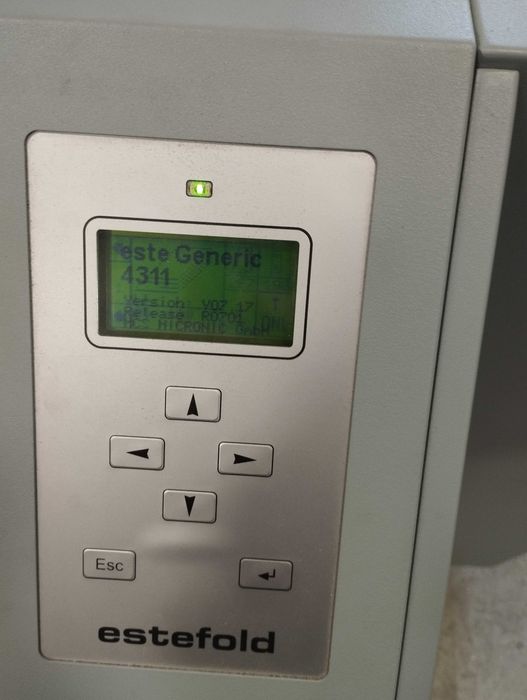 ESTEFOLD 4311 / 4211 masina de impaturit planuri A0+
