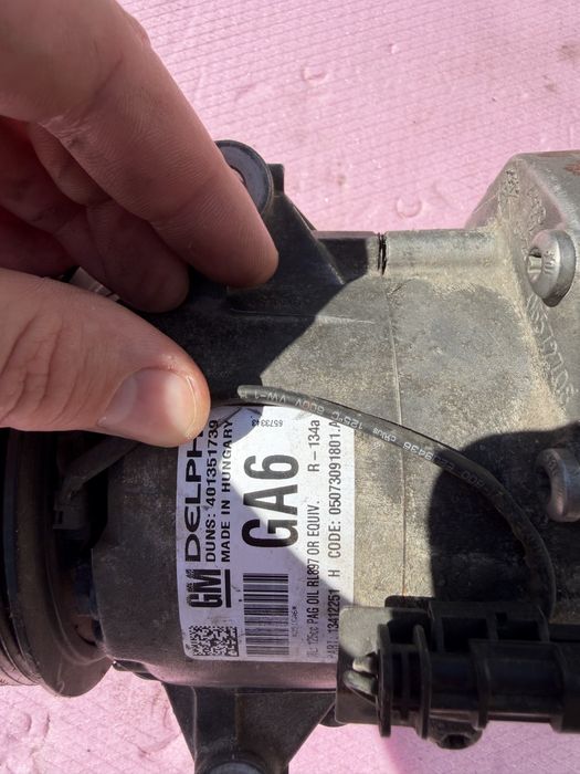 Compresor clima Opel Astra J 1 6-1 8-2.0 benzina 13414020, 13412251, ident GA6