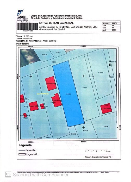 Teren in Snagov -Ghermanesti