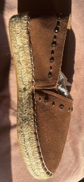 Еспадрили от естествена кожа Colors of California