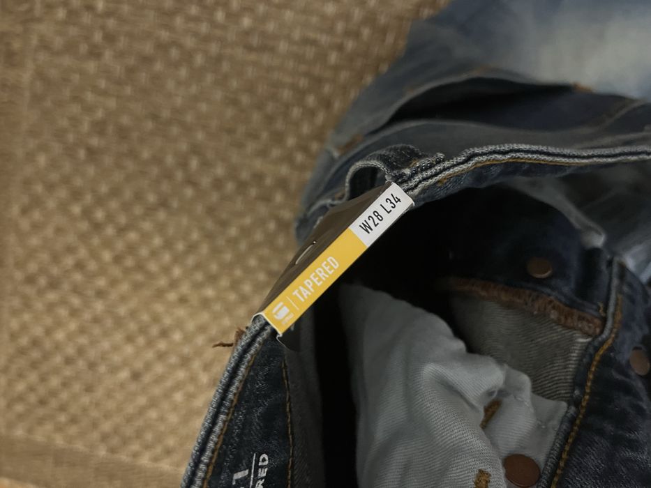 Blugi G-Star Raw 3301 Tapered noi Cu etichetă