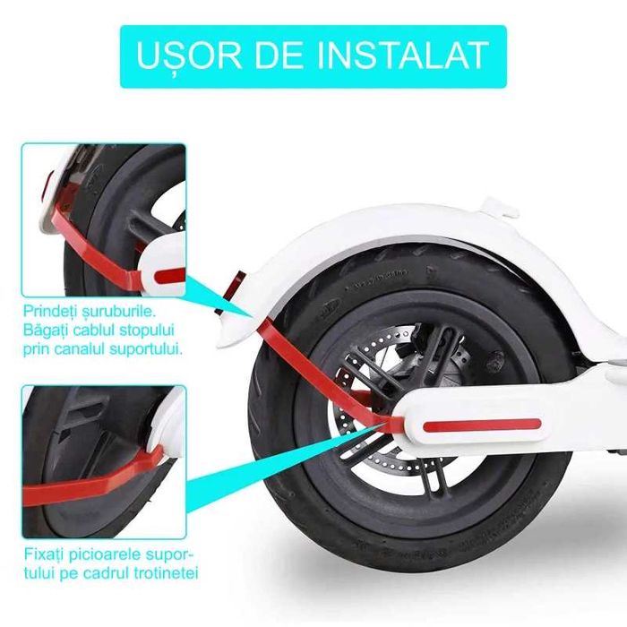Suport sustinere fixare aripa roata spate trotineta electrica M365/Pro