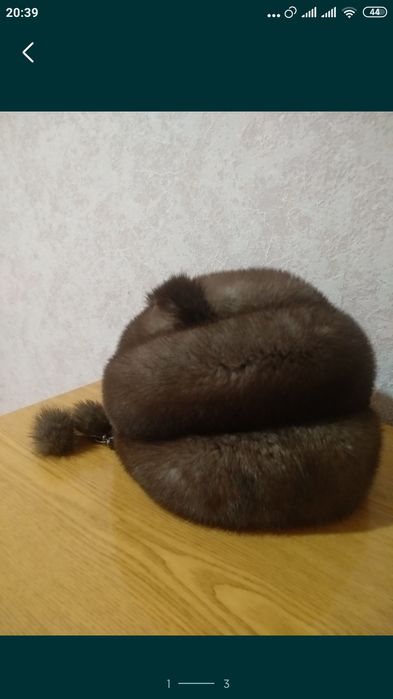 Продам шапку норковую