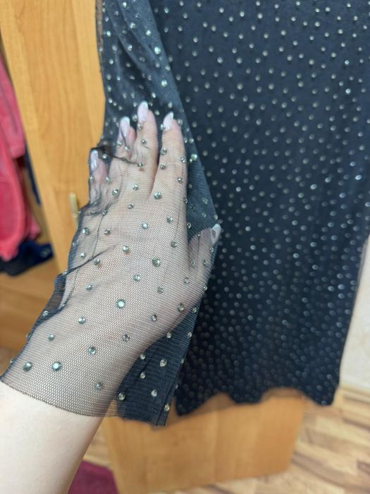 Вечернее платье со сразами