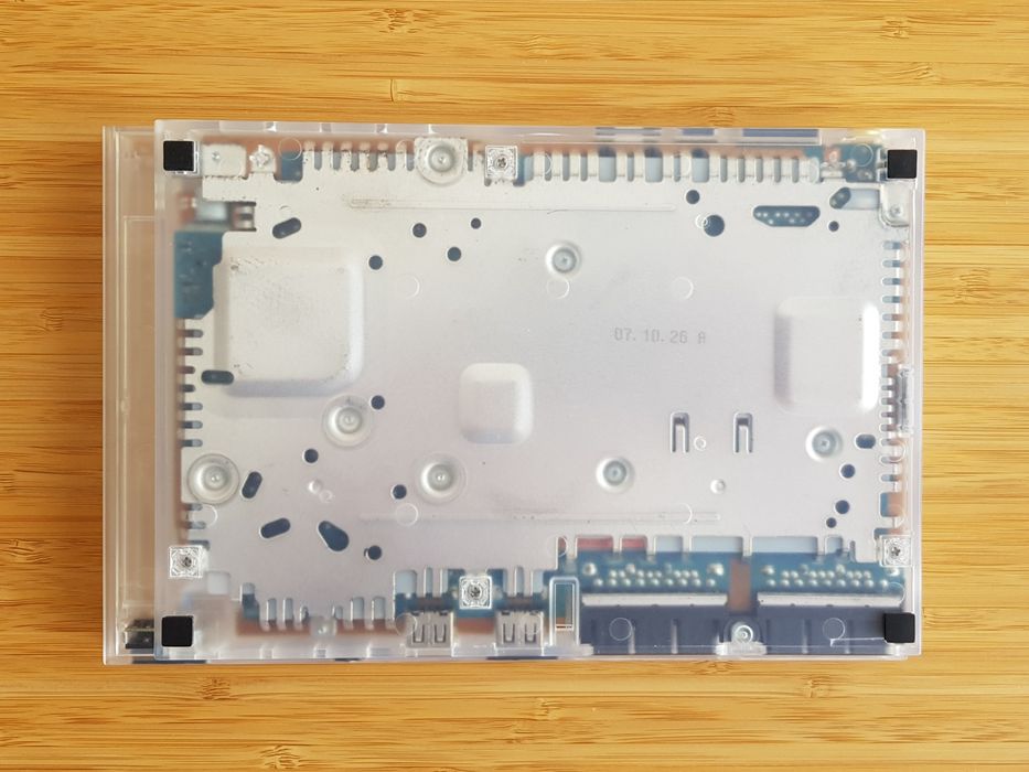 PlayStation 2 Slim SCPH-77004 Cristal Clear + HDMI Converter