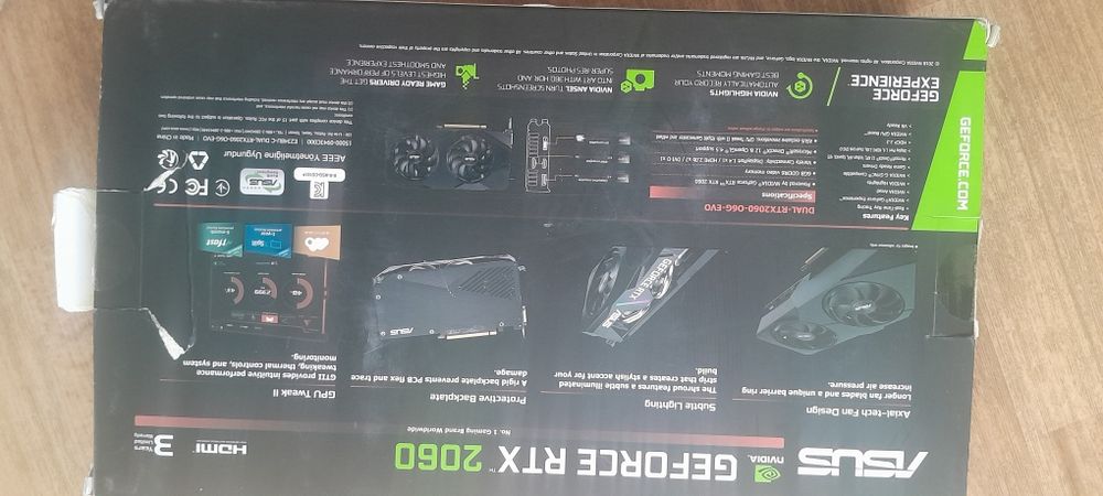 Продам ASUS RTX 2060 Dual 6gb ddr6