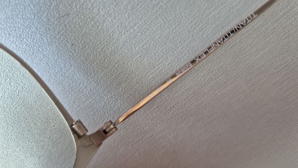 Ochelari progresivi +1,50 cu +3,25 cu rama titan vintage