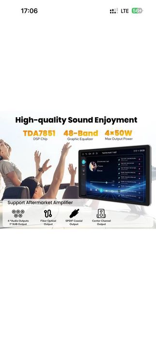 Монитор для Авто Joying 8 128