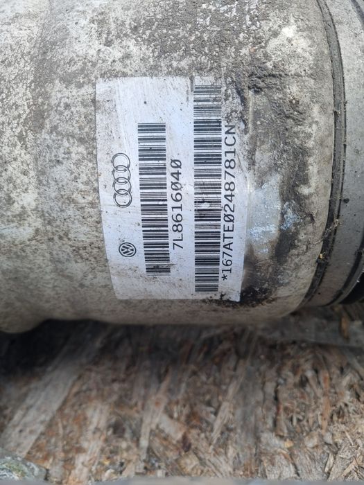 Пневмобалоны на Porsche Cayenne.