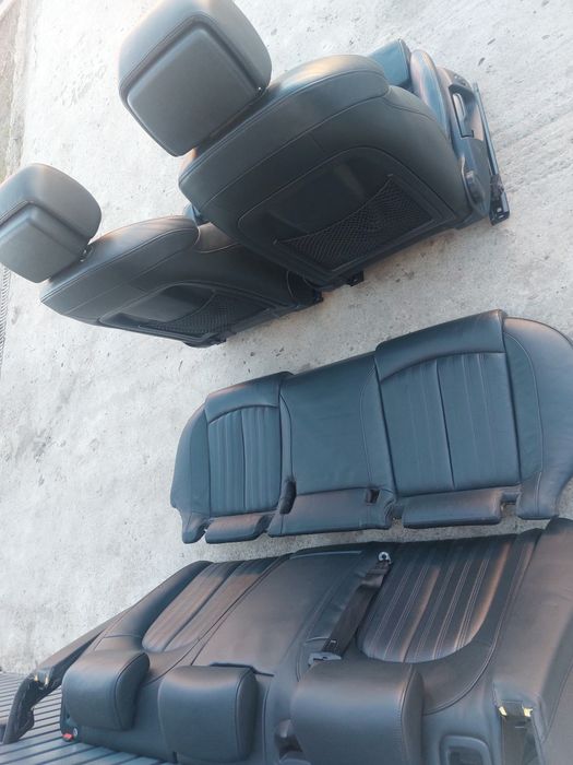 Set interior piele neagra S-line AUDI A6 C7 4G Model 2011-2018